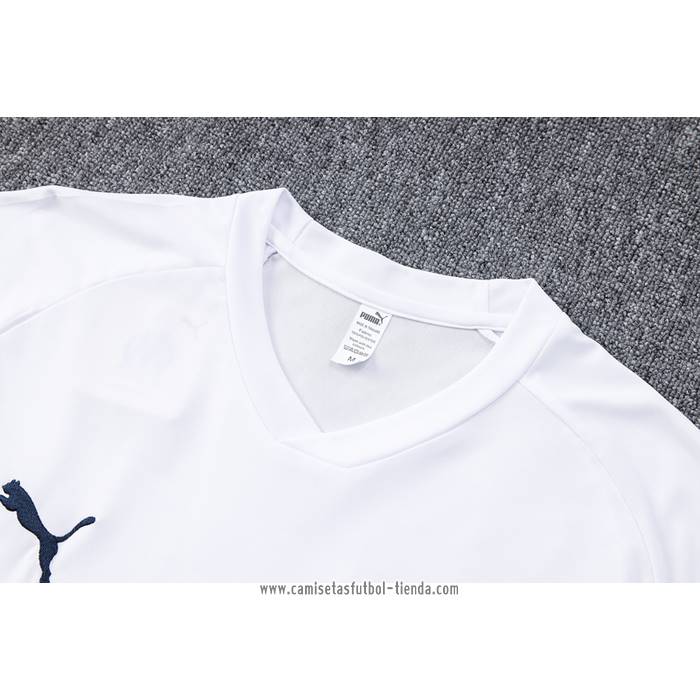 Chandal del Olympique Marsella 2022 2023 Manga Corta Blanco